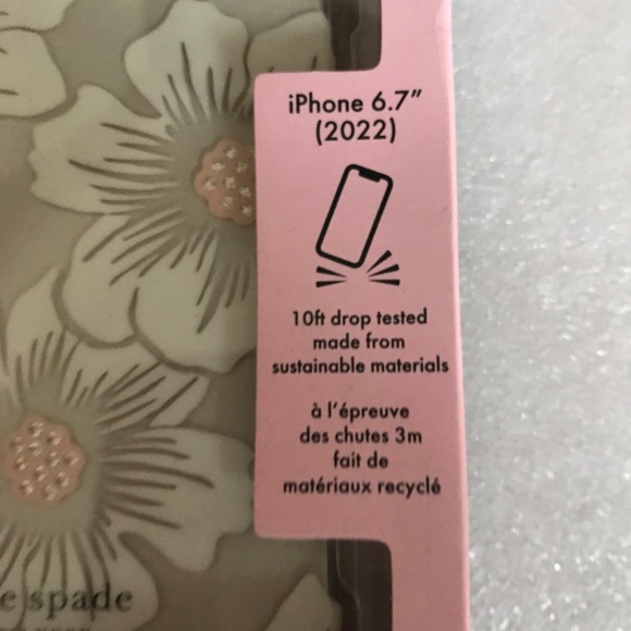 Kate Spade New York iPhone 14 Plus Protective Hardshell Case KSIPH-224-HHCCS - Picture 3 of 12